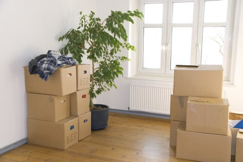 Safe and organised storage unit environment with clear walkways