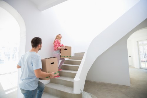 Reusable household items being prepared for charity donation